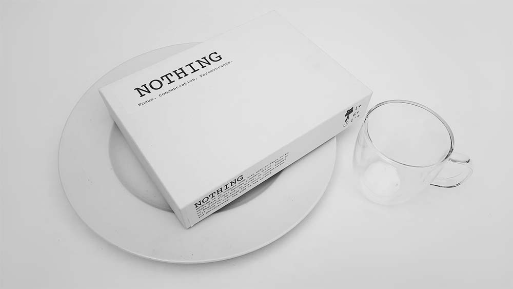 Nothing with plate and mug