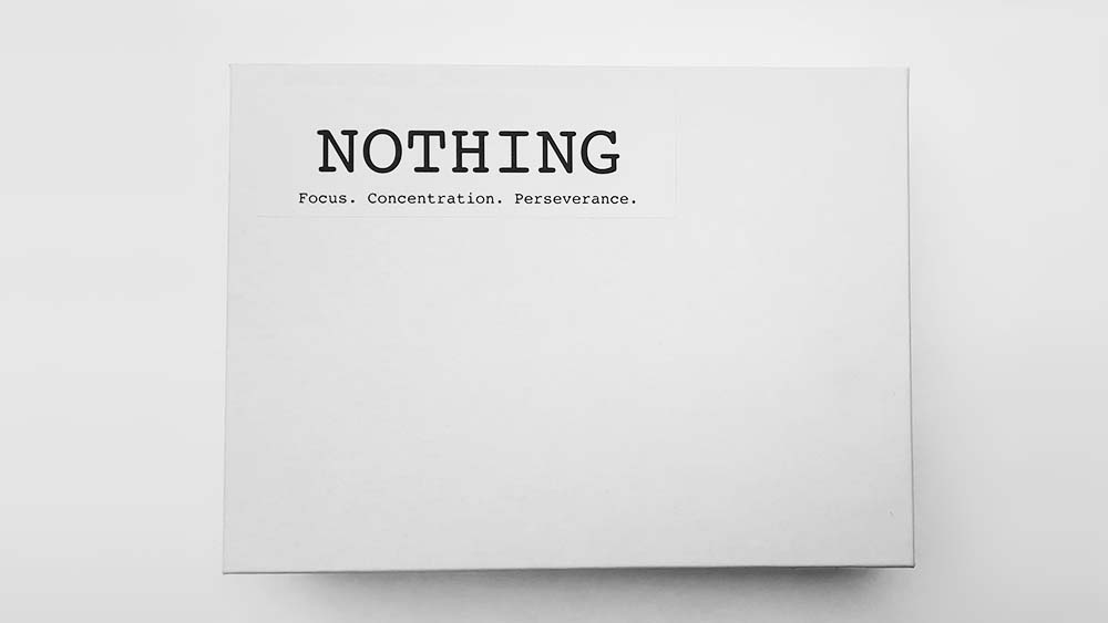 Top view of nothing